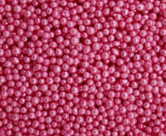 Picture of PINK SUGAR MINI PEARLS EDIBLE SPRINKLES X 50G